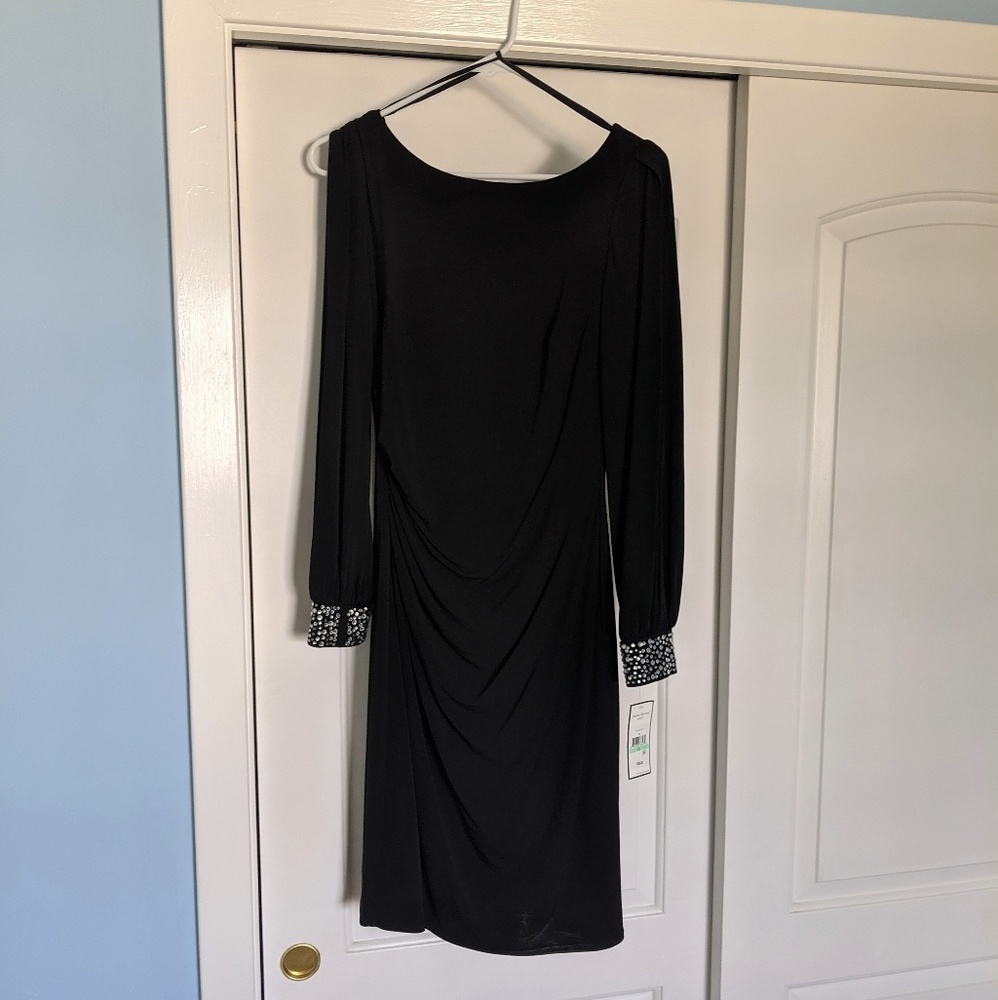 Jessica Howard Missy Dress- black, size: 8